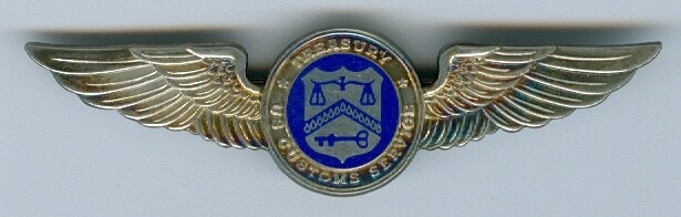 US Treasury Customs Pilot Wings