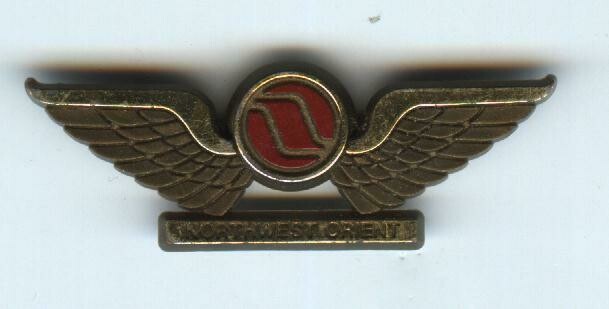 Northwest Orient Junior Pilot Wings