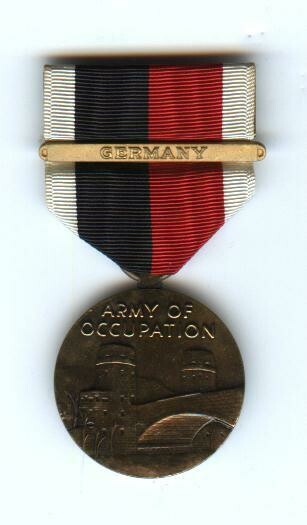 WW2 Army Occupation Medal w/Germany Bar