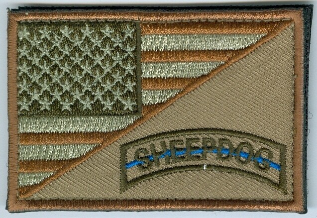 LE Flag Sheepdog Tab [Khaki]