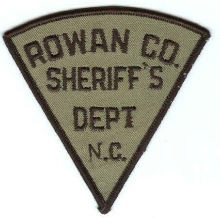 Rowan County NC Sheriff