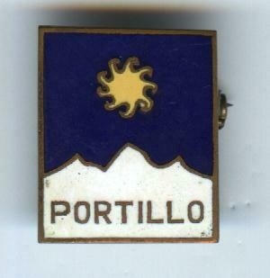 Portillo Chile Ski Resort Brooch