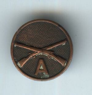 US Army Infantry, Company A-1 piece-Copper