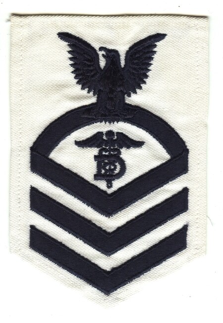 USN Chief Petty Officer-White-Dental Technician