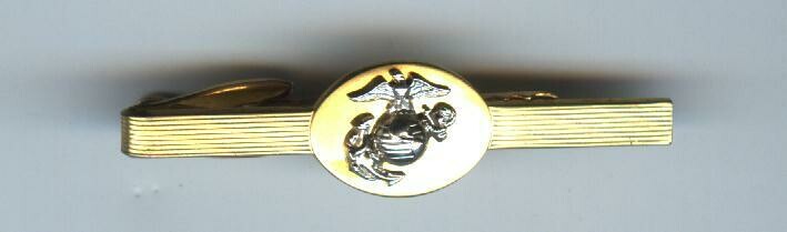 Tie Clip-Long-Gold/Silver Two Tone