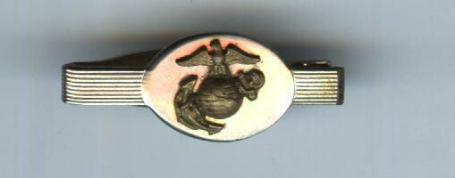 Tie Clip-Short-Silver/Gold Two Tone