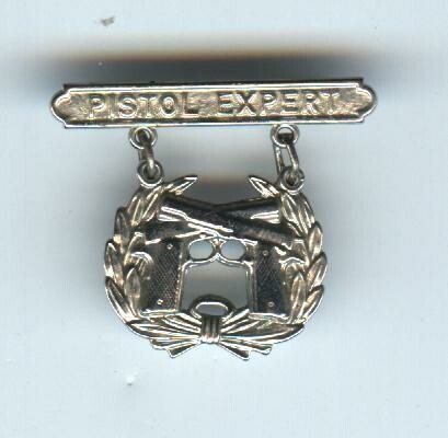 Pistol Expert Badge