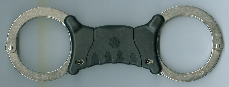 TCH Hinged Handcuffs-Black W/Case