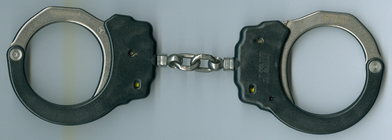 ASP Model 100 Handcuffs-Black W/Case