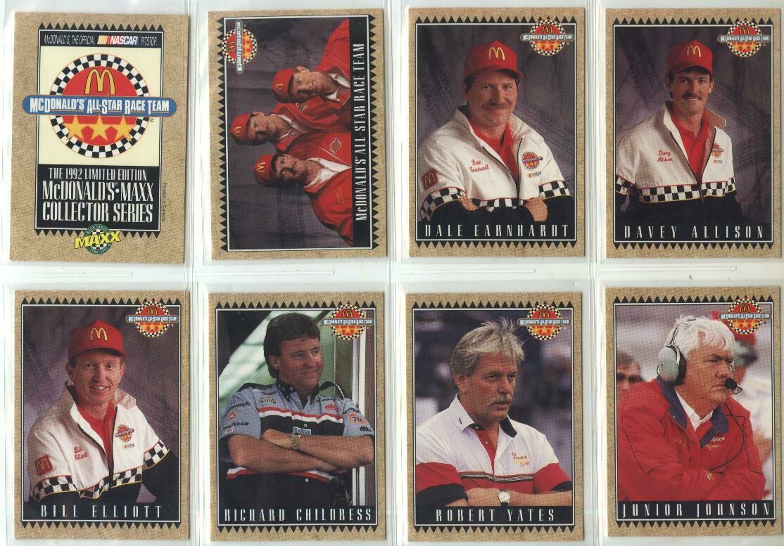 McDonald&#39;s All-Star Race-Set of 36. (1992)