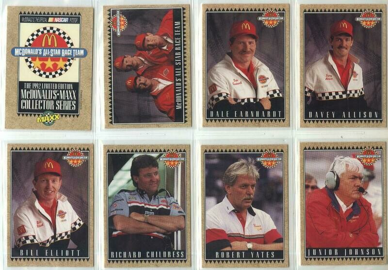 McDonald&#39;s All-Star Race-Set of 36. (1992)