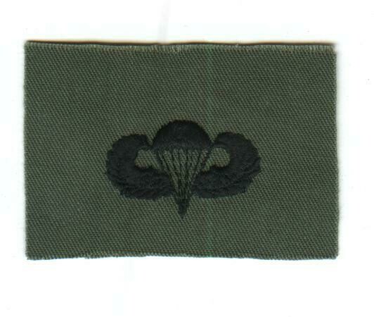 Army Basic Parachutist Badge, Subdued