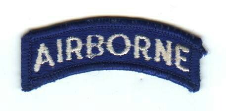 Army Airborne Tab, Blue-ME