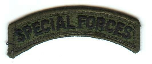 Army Special Forces Tab, Subdued-ME