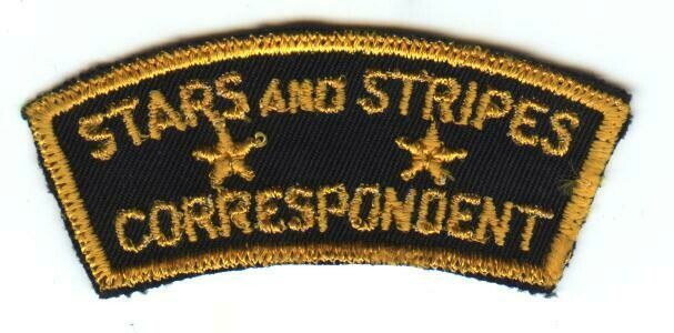 Army Stars and Stripes Correspondent Tab-Twill
