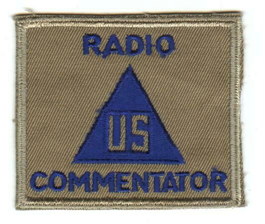 Army NC Radio Commentator-CE