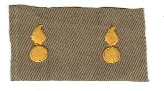 Army Ordnance Corps Collar-Khaki
