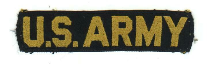 US Army Tab-Gold