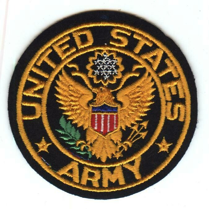 United States Army Round Patch-Felt