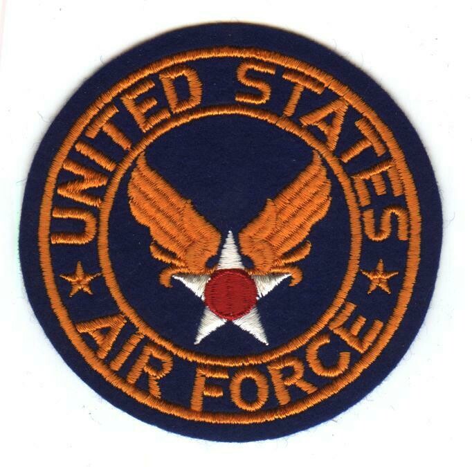 United States Air Force Round Patch-Felt