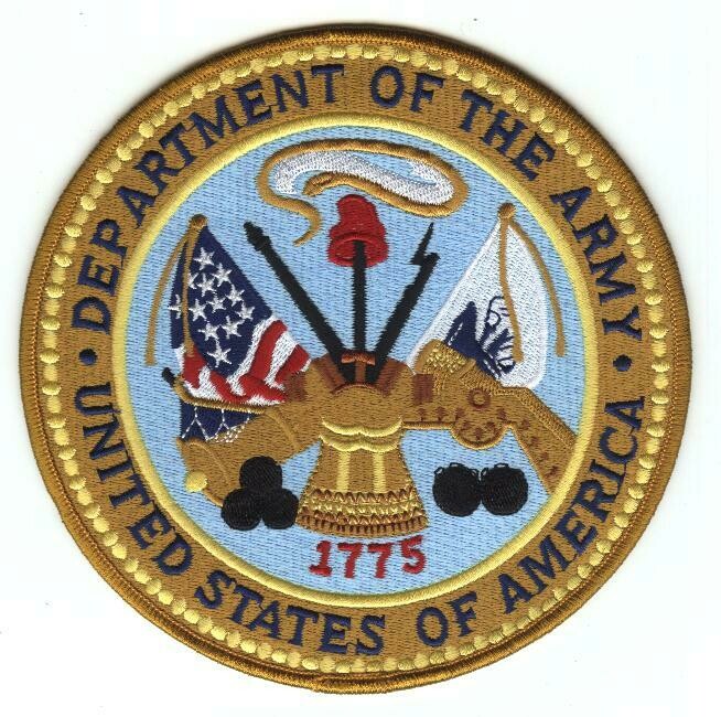 United States Army 6&quot; Round Jacket Patch-ME