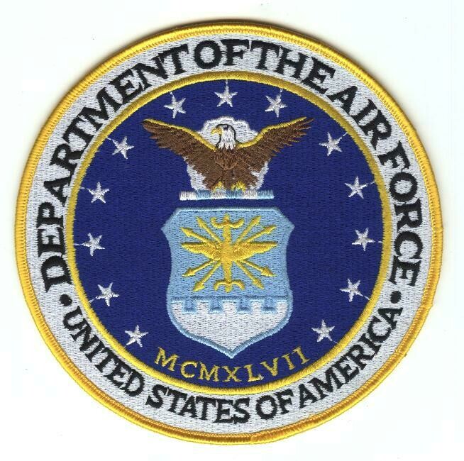 United States Air Force 6&quot; Round Jacket Patch-ME