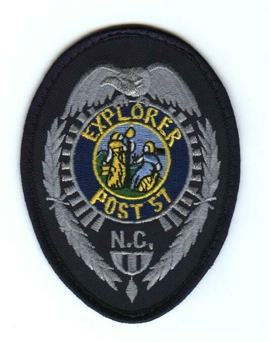 Asheville, NC Police Explorer Badge, Jacket, 1990&#39;s (Obsolete)