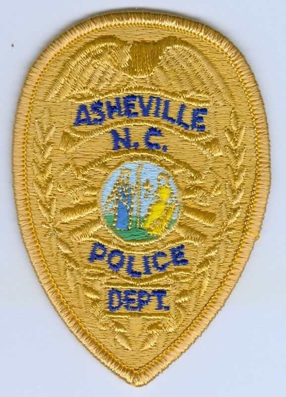 Asheville, NC Police Badge-Supervisor, Jacket, 1990&#39;s (Obsolete)