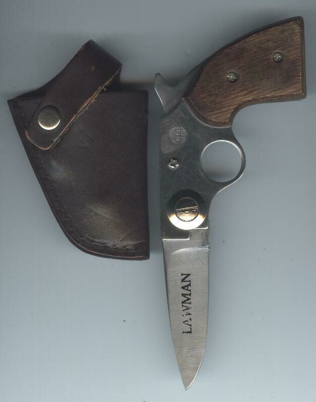 Lawman Pistol Knife W/Sheath