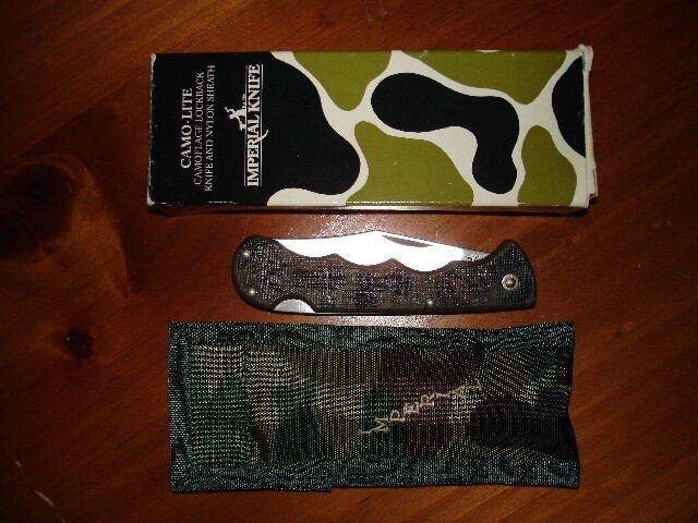 Imperial Camo-Lite 5715 Knife W/Sheath &amp; box