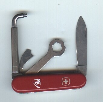 Swiss Army Wenger Snowboard Wrench Knife