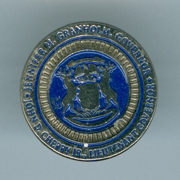 Michigan Governor Jennifer Granholm Cufflink (1)