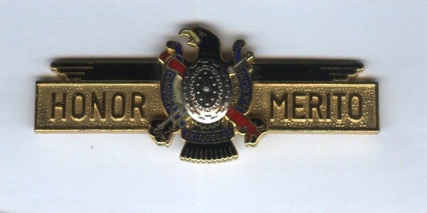 Venezuela National Army-1st Infantry Division Honor/Merit Badge