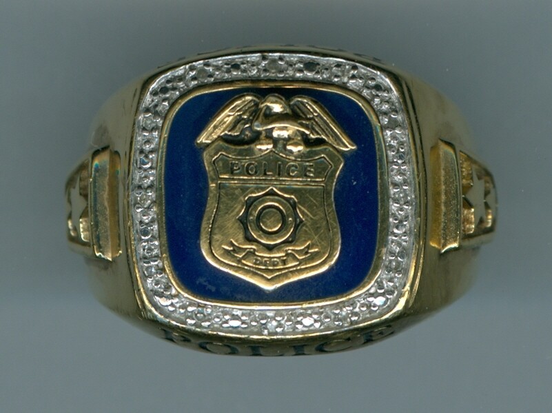 Police Men&#39;s Ring, Size 11.5