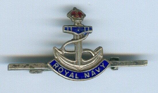 Royal Navy Silver Bar Pin