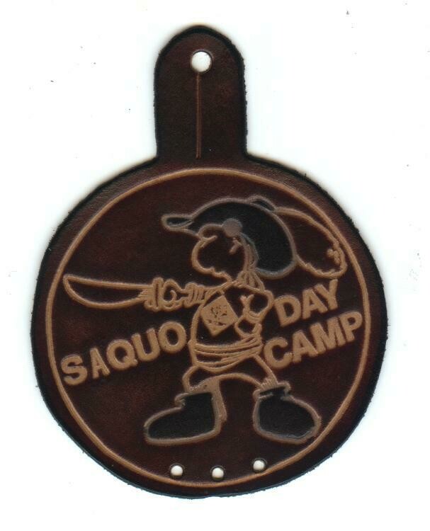 Saquo Day Camp Leather Pocket Patch-1988