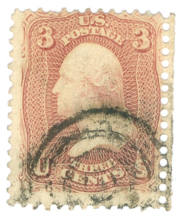 George Washington 1867 3c First Issue