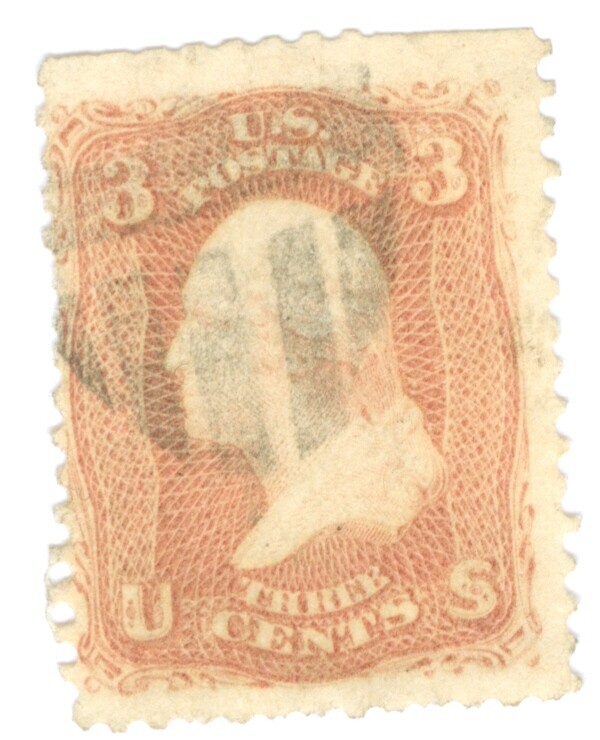 George Washington 1867 3c First Issue