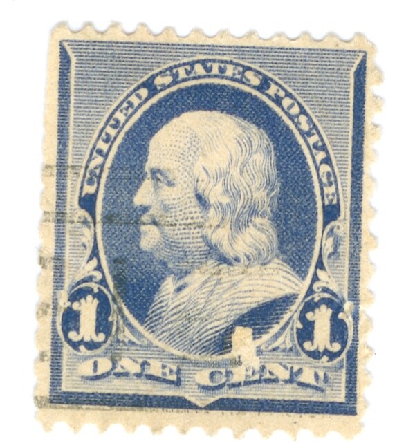 Benjamin Franklin 1890 1c