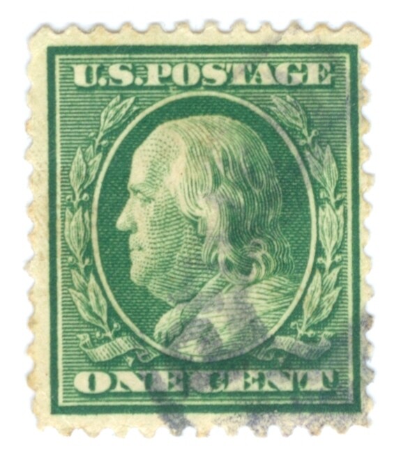 Benjamin Franklin 1908 1c