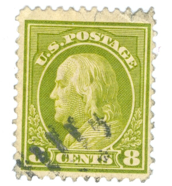 Benjamin Franklin 1912 8c