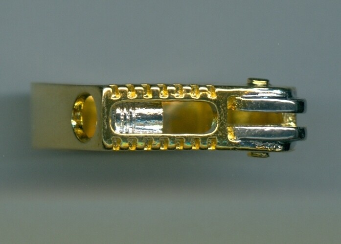 Gold Colored Men&#39;s Piston Ring