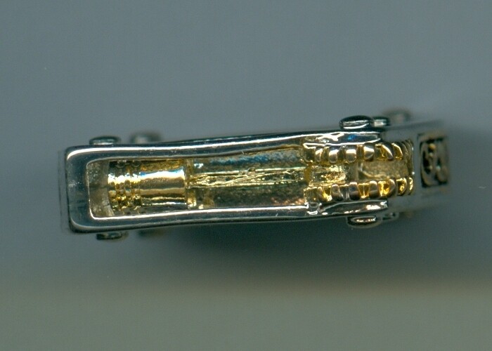 Silver Colored Men&#39;s Piston Ring