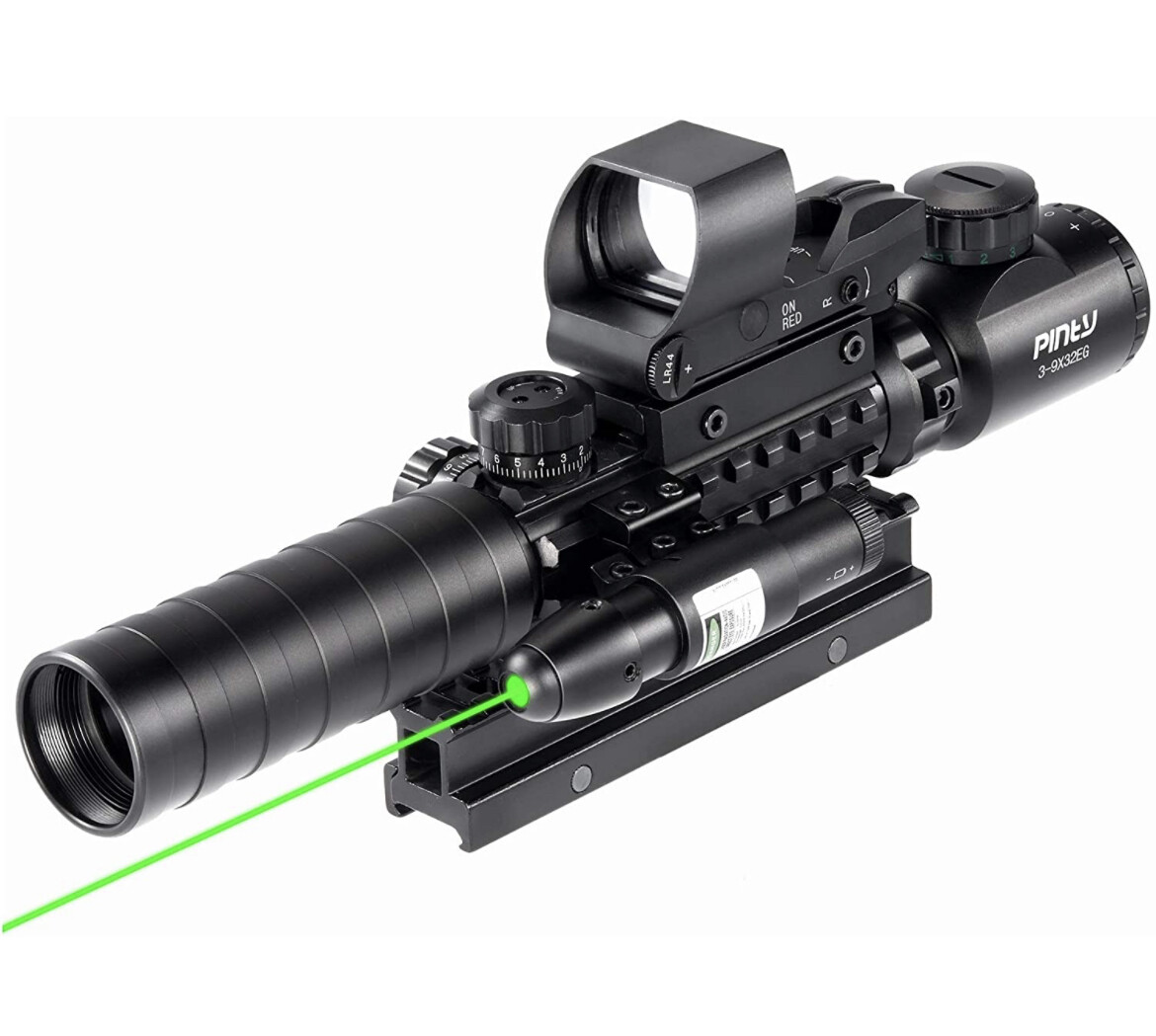 Pinty 3-9X32 Rangefinder Illuminated Riflescope