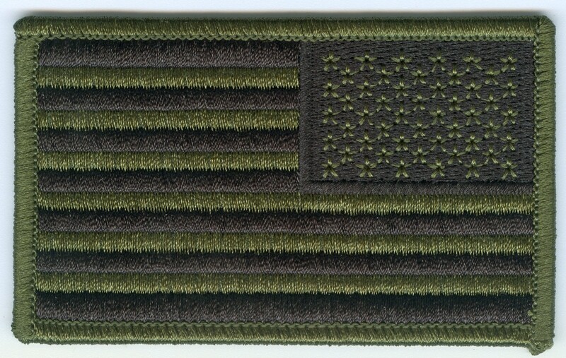 American Flag, Right Shoulder, Subdued-ME
