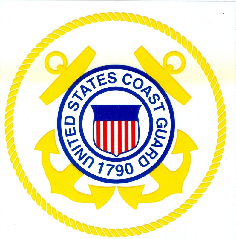 US Coast Guard Seal Clear Decal