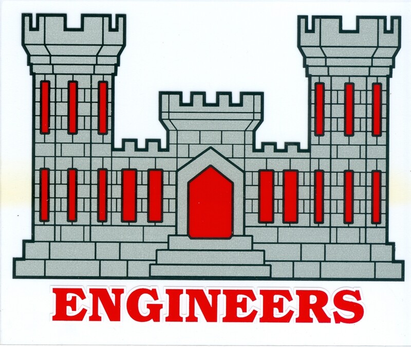 Army Engineers Clear Decal