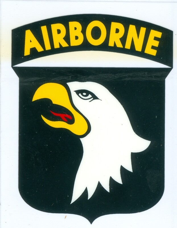 101st Airborne Clear Decal