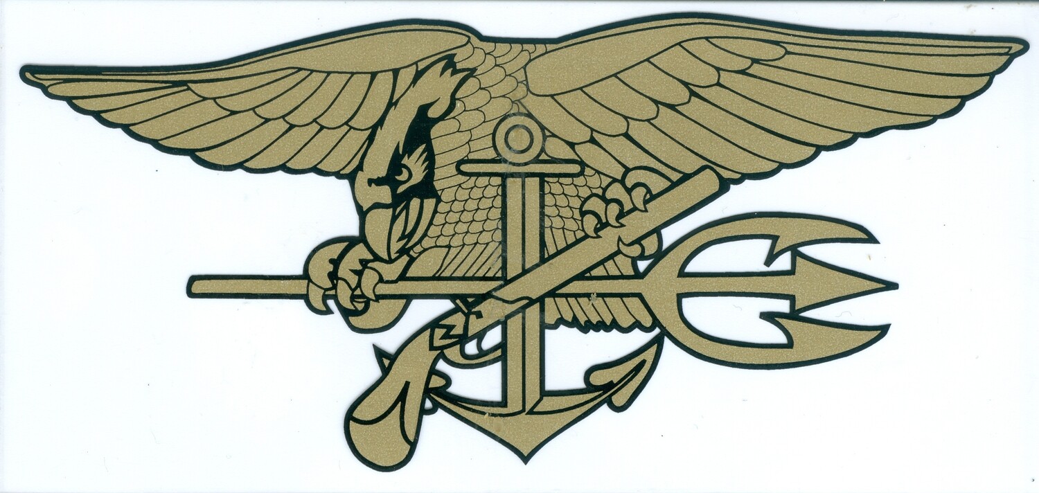 Navy SEAL Badge Clear Decal