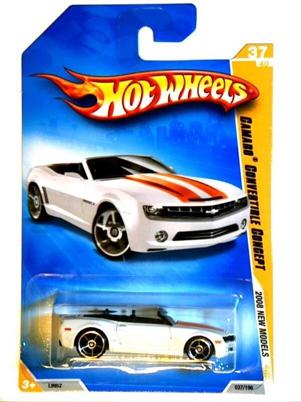 HW-Camaro Convertible Concept-Wht